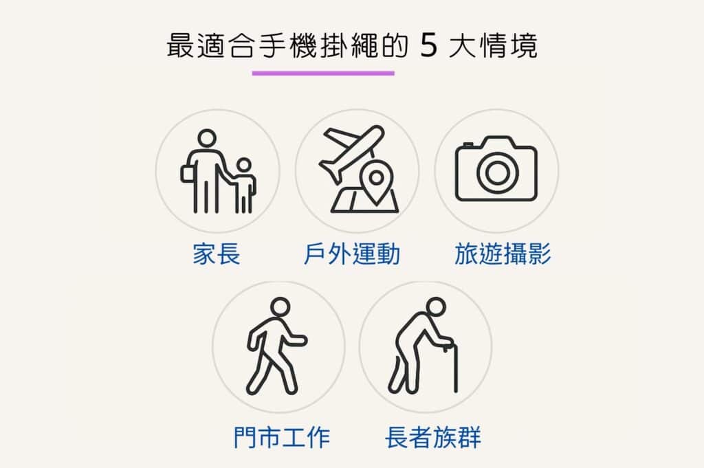 最適合手機掛繩的5大生活情境