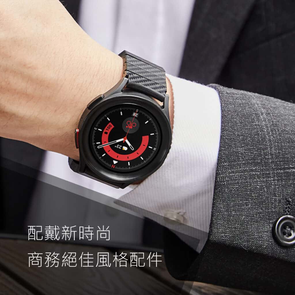 PITAKA Galaxy Watch 極度輕巧碳纖維錶帶