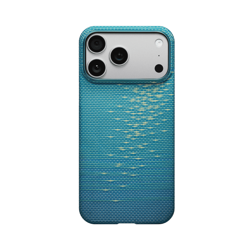 PITAKA iPhone 17 芳綸纖維最新款式-波光粼粼 藍