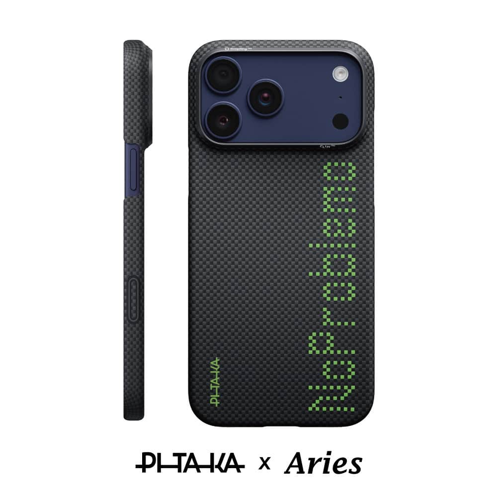 芳綸纖維結合流螢纖維,增添 iPhone 17 手機保護殼的特色!